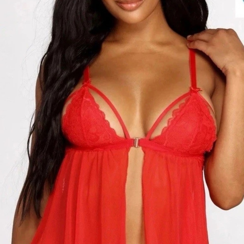 Sexy lingerie for women, Babydoll sleepwear, underwear, lace dress, sleepwear 47 - Picture 3 of 6